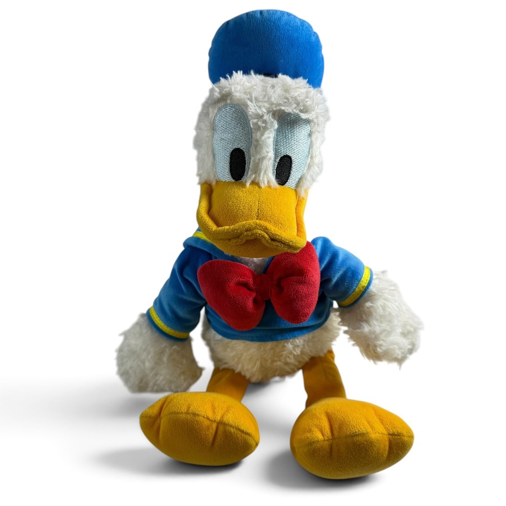 Disney Parks Authentic Original Donald Duck Plush Sailor Outfit 14 Inch